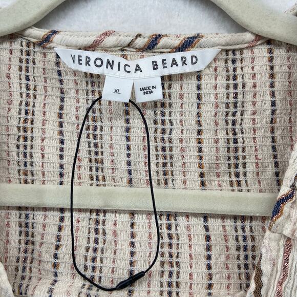 Veronica Beard Cox Smocked Mini Dress Size XL - Picture 4 of 6